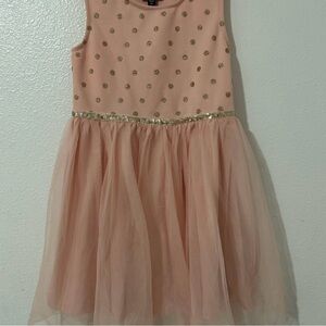 Lilt Pink and Gold Formal Kids Dress